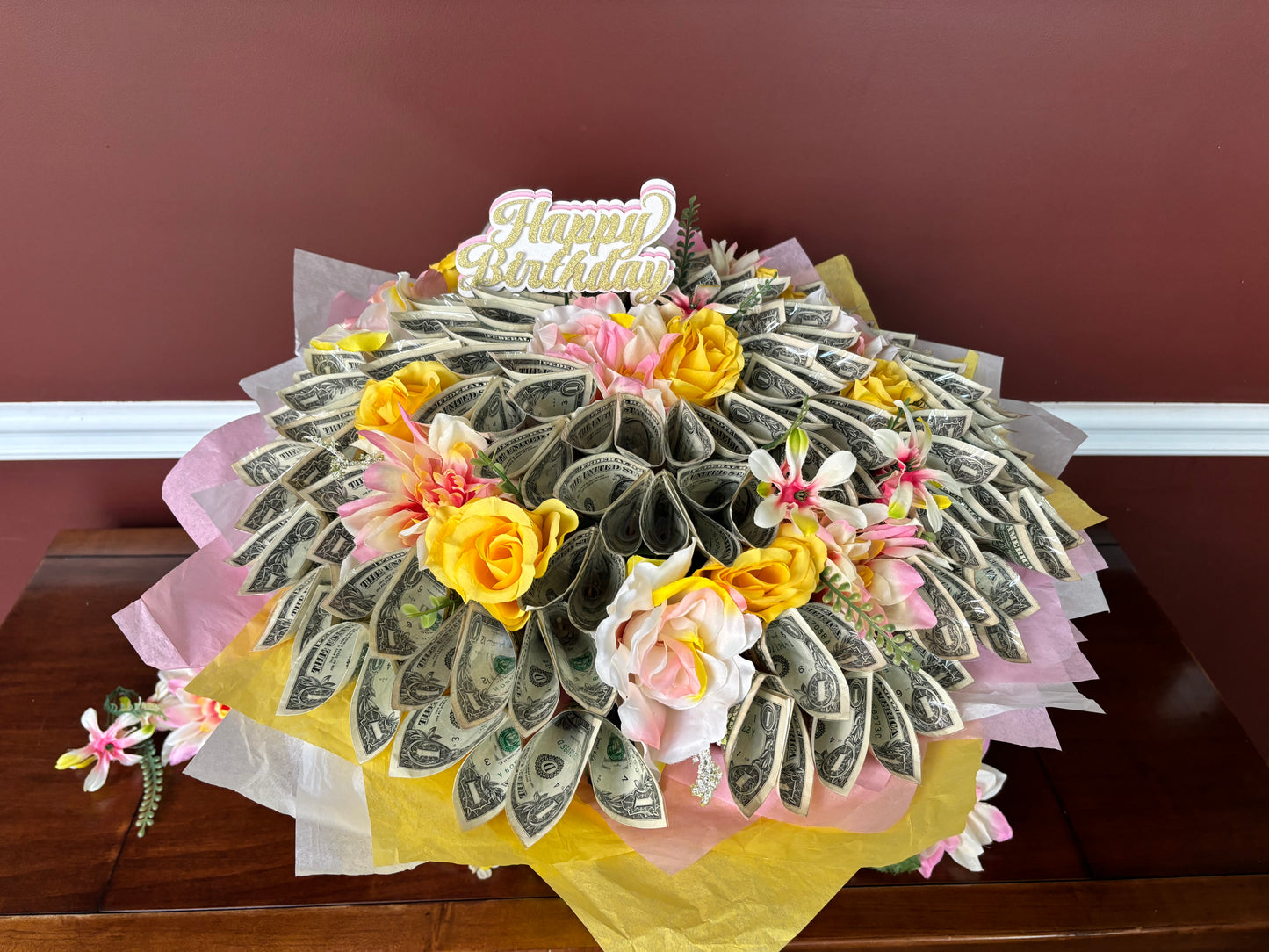 Floral Money Bouquet