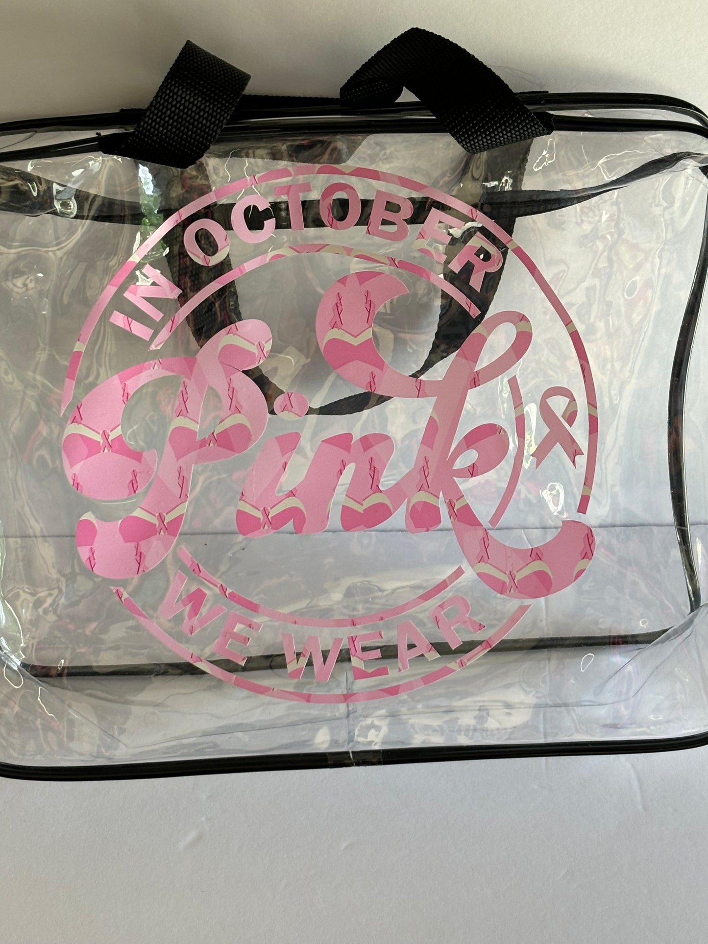 Breast Cancer Awareness Tote Bag.